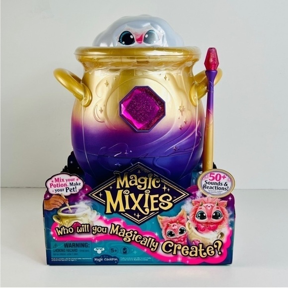 MAGIC Mixies Magical Misting Cauldron With Interactive Toy Pink - Picture 1 of 4